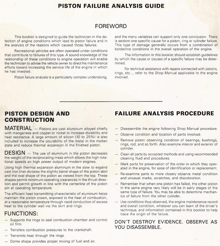 Piston Failure Analysis Guide